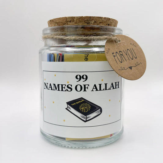 99 names of allah and the halal jar quran verses for evry emotion image
